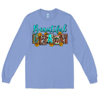 Colony Blue beautiful crazy Long Sleeve Tee - Zillion Design Studio