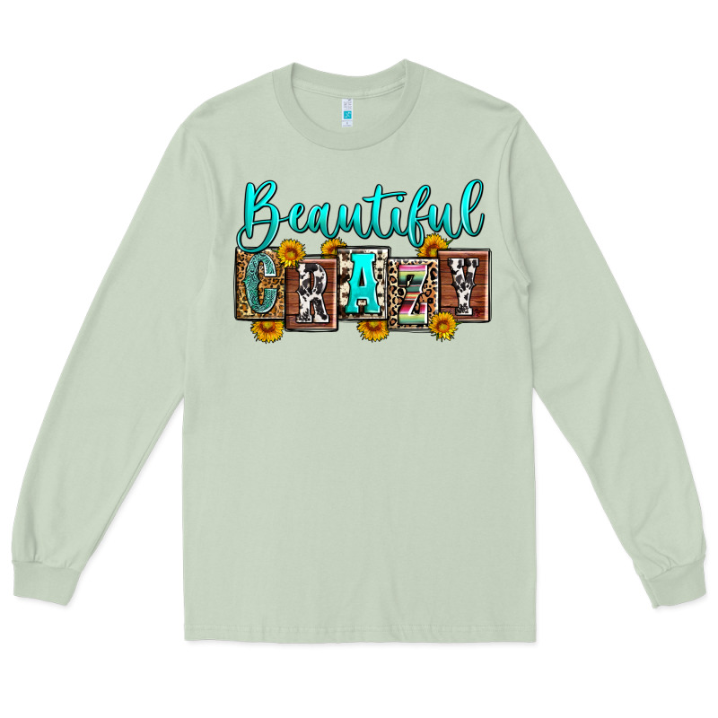 Beautiful Crazy Long Sleeve Tee by Zillion Design Studio | Teevron