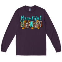 Plum beautiful crazy Long Sleeve Tee - Zillion Design Studio