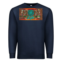 Navy mom life license plate Premium Sweatshirt - Artiststas