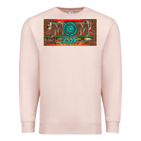 Pale Pink mom life license plate Premium Sweatshirt - Artiststas