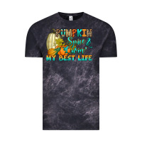 Cloud Black Pumpkin spice and livin' my best life Vintage Tee - RanaPortraitStore