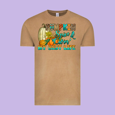 Vintage Tee Pumpkin spice and livin' my best life