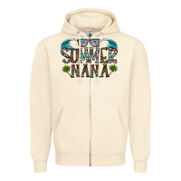 Sandshell summer nana Zipper Hoodie - CowhideDigitalArt