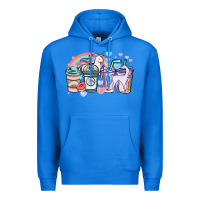 True Royal unicorn coffee cups Premium Hoodie - NancyCooperArtShop