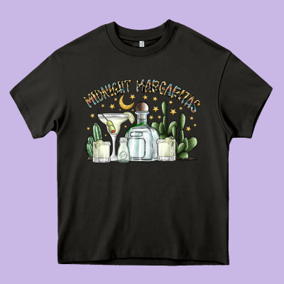 Midnight Margaritas Heavy Core Tee Designed By Sublimationcraftshop