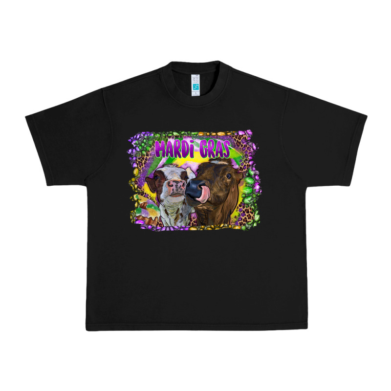 Mardi Gras Heifers Urban Heavy Tee by RanaPortraitStore | Teevron