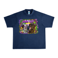 Navy Mardi Gras Heifers Urban Heavy Tee - RanaPortraitStore