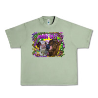Oil Green Mardi Gras Heifers Urban Heavy Tee - RanaPortraitStore
