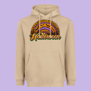 Halloween Rainbow Heavyweight Hoodie Designed By Jahusdesignshop