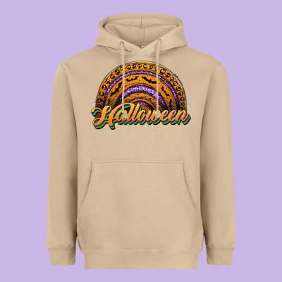 Halloween Rainbow Heavyweight Hoodie Designed By Jahusdesignshop