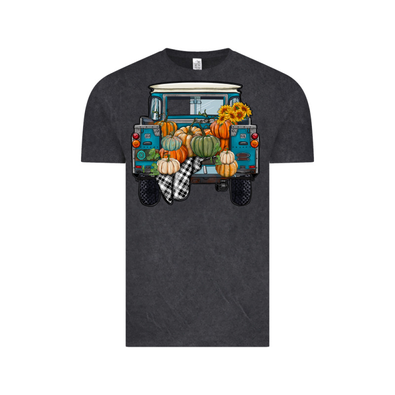 Fall Pumpkin Farm Truck Vintage Tee by RanaPortraitStore | Teevron