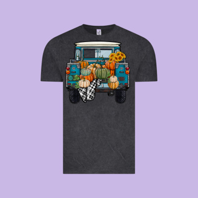 Vintage Tee Fall Pumpkin Farm Truck