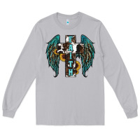 Moon Dust western wings cross Long Sleeve Tee - RanaPortraitStore