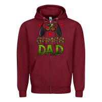 Burgundy gamer dad Zipper Hoodie - HRA Design Shop