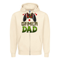 Sandshell gamer dad Zipper Hoodie - HRA Design Shop