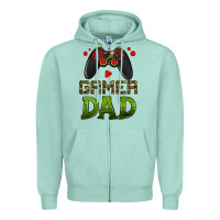 Seafoam gamer dad Zipper Hoodie - HRA Design Shop