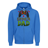True Royal gamer dad Zipper Hoodie - HRA Design Shop