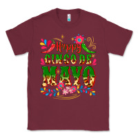 Burgundy happy cinco de mayo Classic Tee - CTS Tumbler Store