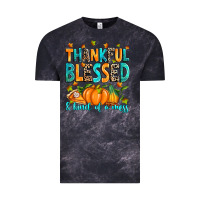 Cloud Black Thankful blessed and kind of a mess Vintage Tee - RanaPortraitStore
