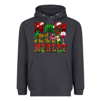 Smoke ho ho ho and a bottle of merlot Heavyweight Hoodie - AdoDesignShop