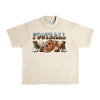 Sandshell football mom football smiley face Urban Heavy Tee - BarkalooDesign
