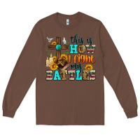 Chestnut this is how i fight my battles Long Sleeve Tee - Zillion Design Studio