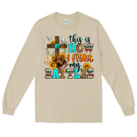 Mushroom this is how i fight my battles Long Sleeve Tee - Zillion Design Studio