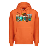 Carrot western coffee cups Premium Hoodie - NancyCooperArtShop