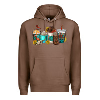 Chestnut western coffee cups Premium Hoodie - NancyCooperArtShop