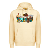 Pina Colada western coffee cups Premium Hoodie - NancyCooperArtShop