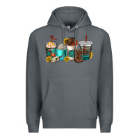 Rock western coffee cups Premium Hoodie - NancyCooperArtShop