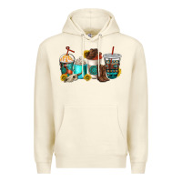 Sandshell western coffee cups Premium Hoodie - NancyCooperArtShop
