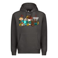 Smoke western coffee cups Premium Hoodie - NancyCooperArtShop