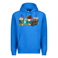 True Royal western coffee cups Premium Hoodie - NancyCooperArtShop