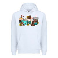 White western coffee cups Premium Hoodie - NancyCooperArtShop