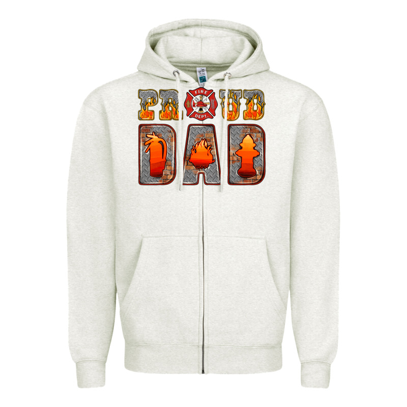 Proud Dad Zipper Hoodie by HRA Design Shop | Teevron