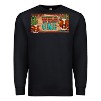 Black texas longhorn wild one cactus licanse plate Premium Sweatshirt - Artiststas