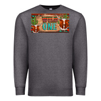 Charcoal Heather texas longhorn wild one cactus licanse plate Premium Sweatshirt - Artiststas