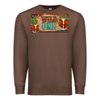 Chestnut texas longhorn wild one cactus licanse plate Premium Sweatshirt - Artiststas