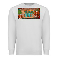 Dove Grey texas longhorn wild one cactus licanse plate Premium Sweatshirt - Artiststas