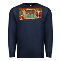 Navy texas longhorn wild one cactus licanse plate Premium Sweatshirt - Artiststas