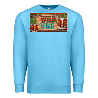 Ocean Blue texas longhorn wild one cactus licanse plate Premium Sweatshirt - Artiststas