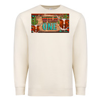 Sandshell texas longhorn wild one cactus licanse plate Premium Sweatshirt - Artiststas