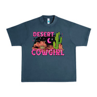 Midnight Navy desert cowgirl Urban Heavy Tee - Zillion Design Studio