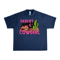 Navy desert cowgirl Urban Heavy Tee - Zillion Design Studio