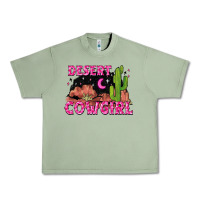 Oil Green desert cowgirl Urban Heavy Tee - Zillion Design Studio