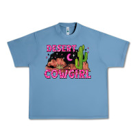 Pebble Blue desert cowgirl Urban Heavy Tee - Zillion Design Studio