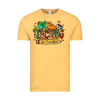 Vintage Mustard Teaching little pumpkins Vintage Tee - RanaPortraitStore