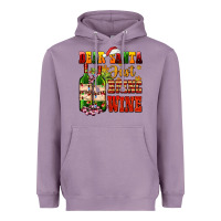 Lavender dear santa just bring wine Heavyweight Hoodie - AdoDesignShop